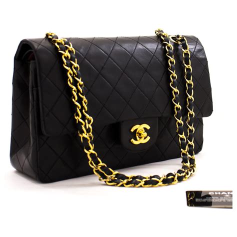 black chanel bags|chanel black bag price.